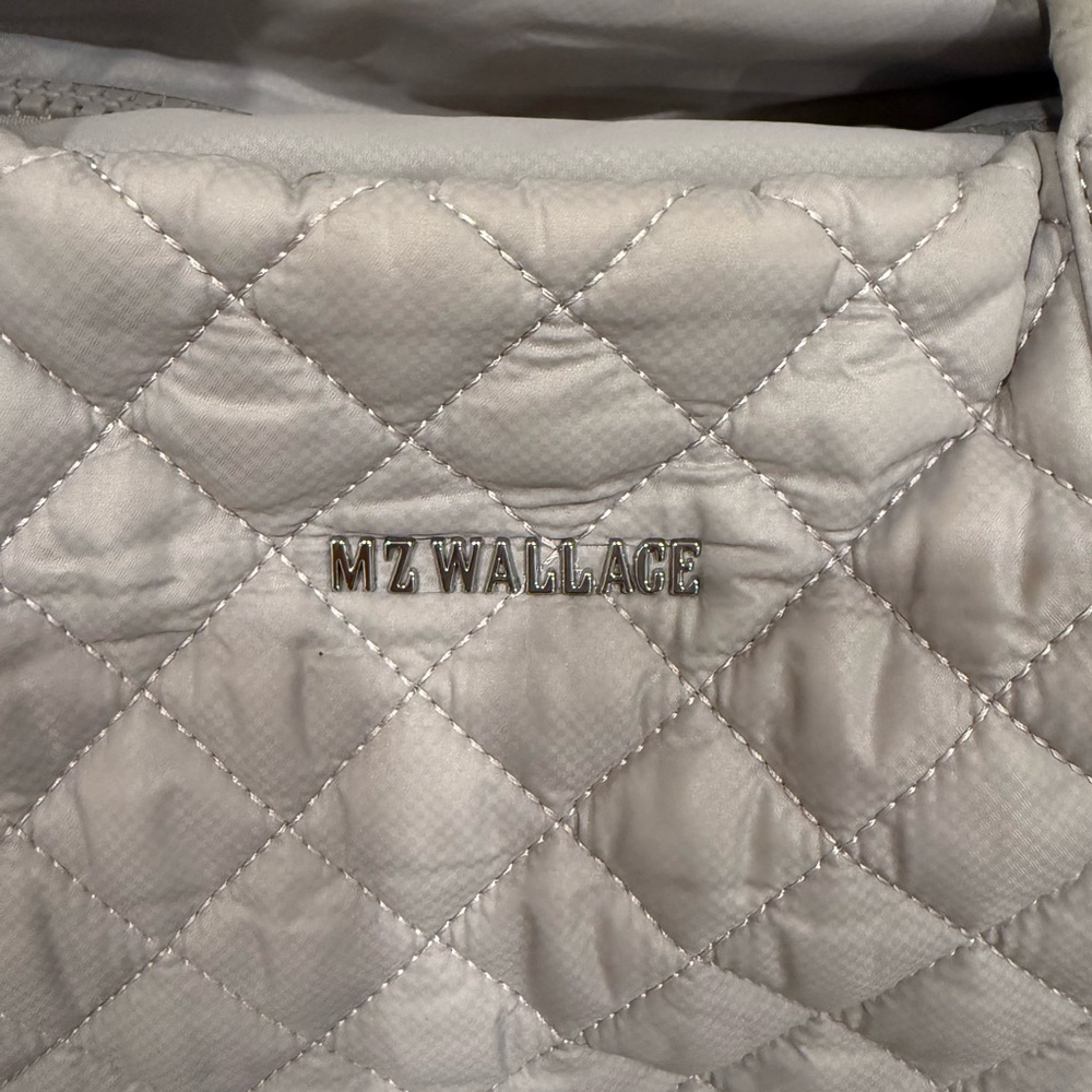 MZ Wallace Soft Gray Quilted Tote - Picture 2 of 6